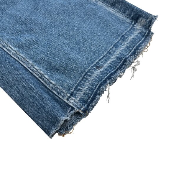 Vervet Frayed Hem Blue Denim Jeans Size 29 distressed stretch Bootcut - Picture 5 of 8